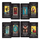 CRAFTERIAN Learning Tarot, Tarot Cards for Beginners with Meanings on Them, Keywords