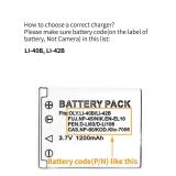 LI-40B USB Charger for Olympus D-720, FE-230, FE-340, FE-280, FE-20, Stylus 710, 790SW, 770SW, 7010, 760, 720SW, VR-320, VR-310, X-935, X-905 Camera and More