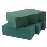 FLOFARE Pack of 6 Dry and Wet Floral Foam Blocks for Fresh and Artificial Flowers, Each (7.8 L x 3.5 W x 2.4 H), for Wedding, Birthdays, Home, Office, and Garden Decorations