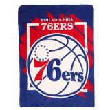 Northwest NBA Philadelphia 76ers Micro Raschel Throw Blanket, 46" x 60", Dimensional