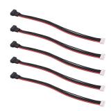 OliRC 5pcs JST-XH 4S 8" / 200mm 22awg Lipo Balance Wire Extension Silicone Cable Lead Cord for RC Battery Charger(C134-5)