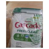 Cascade Free & Clear ActionPacs, Dishwasher Detergent, Lemon Essence, Dishwasher Soap, Dishwasher Pods, 62 Count