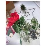 CHRISTMAS DECORATIONS, GIFT BAG, DOOR HANGER, GREENERY & FLOWERS