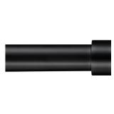 Black Curtain Rods, Curtain Rods for Windows 48 to 86, Heavy Duty 1 Inch Curtain Rod, Outdoor Drapery Rods, Adjustable Curtain Rod, Modern Rod for Curtains(Retail $20.99)