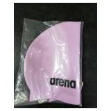 Arena Classic Unisex Soft Silicone Swim Cap for Women and Men, Intensive Training and Racing Comfortable Non-Slip Long Hair Swimming Hat, Parma/Black