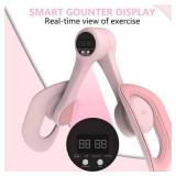 Rigel Thigh Master, Inner Thigh Exercise Equipment with Counter Rechargeable, Pelvic Floor Trainer, Kegel Trainer for Postpartum Rehabilitation, Thigh Toner Workout with 2 Levels Resistance Adjustable