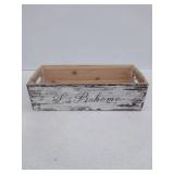 TIMRIS Farmhouse Distressed Wooden Storage Box