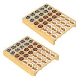 HAITRAL Bamboo Coffee Pods Holder