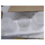 Arme Clear Glass Cylinder Vases