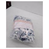 Northern Nights 400TC Supima Cotton Sheet Set, Queen, Navy Floral