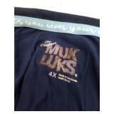 Muk Luks Regular Cloud Knit 3-Piece Set, Navy Marble Blue, 4XL