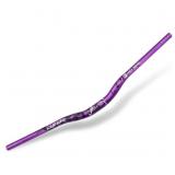 Lunje Mountain Bike Riser Handlebar, Purple