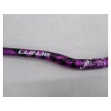 Lunje Mountain Bike Riser Handlebar, Purple