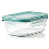 OXO Good Grips 1.6 Cup Smart Seal Leakproof Glass Rectangle Food Storage Container