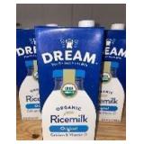 Rice Dream Organic Rice Milk Drink, Enriched Original, Calcium & Vitamin D, Vegan Dairy Alternative, Lactose Free, Shelf Stable, 32oz (Pack of 3)