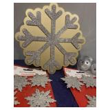 Silver Sparkles - Snow Flake Decor and Silver Bells Ornaments