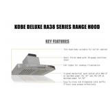 KOBE Range Hoods RA3830SQB-5 Under Cabinet Range Hood, 30-Inch, Stainless Steel - Retail: $420.37