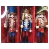 NEW Lots of Glitter! 6 Piece, 5 Inch Nutcracker Ornaments