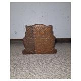 Wooden Owl Napkin Holder