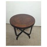 2 Foot Tall Wooden Top End Table