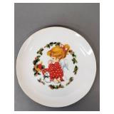 Vintage Decorative Jasco Christmas Plate Trio Ready to Hang