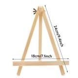 Wood Easels 12pk, 9 Inches Tabletop Easels, Art Craft Painting Easel Stand for Artist Adults Students