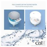 Catit PIXI Cat Drinking Fountain Original Filter, Official Replacement Triple Action Water Filter, 6-Pack, White