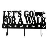 DEI Leash Holder Wall Rack, "Let