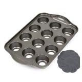 Shekure 12 Cups Mini Cheesecake Pan, Springform Pan,Bundt Cake Pan Baking Dishes