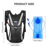 Hydration Backpack with 2L Hydration Bladder Water Backpack for Hiking Hydration Pack for Running Cycling Hiking Festival Gear.