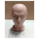 MIAOMANZI Bald Female Training Head Cosmetology Mannequin Head for Wigs Making and Display with Free clamp (L30-101)