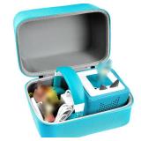 Case Compatible with Toniebox Audio Player Starter Set for Tonies Figures Characters,Carrying Storage Bag Holder Fits for Charging Station, Headphones and More Accessories for Kids-Blue(Box Only)