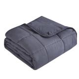 Topcee Weighted Blanket Cooling Breathable Heavy Blanket Microfiber Material with Glass Beads Big Blanket for Adult All-Season Summer Fall Winter Soft Thick Comfort Blanket (20lbs 60"x80" Queen Size) 