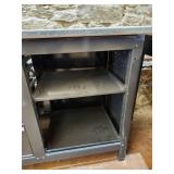 5 Drawer Metal And Wood Work Station