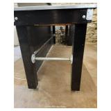 8ft Metal And Wood Work Station On Casters