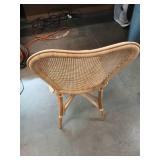 Wicker and Rattan. Dining Chair Light Brown