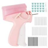 LiunxDromic Mini Stitch Gun Kit, Quick Clothing Fixer with Needles & Fasteners & Buttons, Generic Tagging Gun for Clothing, Quick Repair Handheld Quick Stitch Sewing Gun with Storage Function