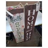 Hampton Bay 47.5in Reversible Sign 2 Pack