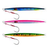 Goture Fishing Jigs Saltwater,150g Vertical Jigs with Assist Hook,Glow Speed Fast Jig Fishing Lures, Deep Sea Fishing Jigging Lures for Tuna, Salmon, Sailfish, Striped bass, Grouper Snapper, Kingfish