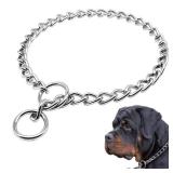 Freezx Dog Choke Collar Slip P Chain,Heavy Chain Dog Metal Training Choke Collars, Adjustable Weather Proof Alloy Steel Necklace for Small Medium Large Dogs