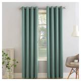 Sun Zero Becca Energy Efficient Grommet Curtain Panel, 40" x 84", Mineral1 Panel