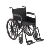 Transport/WheelchairWheelchairs K1 Product Description: SlvrSprt-1,18"SlvrVeinFxdArm,SwgFt,1/cs