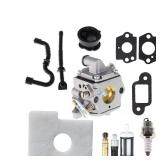 ALL-CARB Carburetor Air Filter Kit Replacement for Stihl MS180C MS170 MS180 017 018 Chainsaw