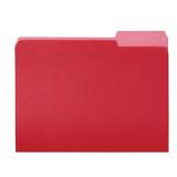 Amazon Basics File Folders, Letter Size, 1/3 Cut Tab, Red, 36-Pack