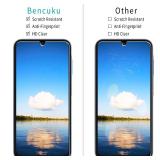 Bencuku (2 Pack Designed for Samsung Galaxy A15 5G and Galaxy A15 6.5-inch Tempered Glass Screen Protector, Anti Scratch, Bubble Free