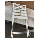 SW Fold Chair Metal White