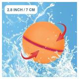 Reusable Balloons for Kids,24 PCS Refillable Latex-Free Silicone Bomb Quick Fill with Mesh Bag, Summer Toys Beach Toys Swimming Pool Party Supplies Bath Toy Outdoor for Kidsâ¦