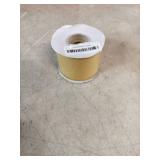 Reliant Ribbon Everyday Linen Value Wired Edge Ribbon, 2-1/2 Inch X 10 Yards, Yellow Gold