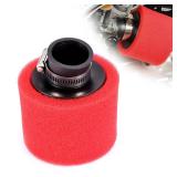 RUTU 35mm Air Filter Universal Bent Angled Foam Air Filter Suitable with 4 Stroke 50cc 70cc 90cc 110cc 125cc 150cc GY6 Motorcycle ATV cooter Quad Go Kart Moped Pit Dirt Bike-Red