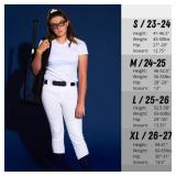 RIP-IT Girls Softball Pants Pro - Sizes S-XL - Softball Pants for Girls - White - Size Girls Medium